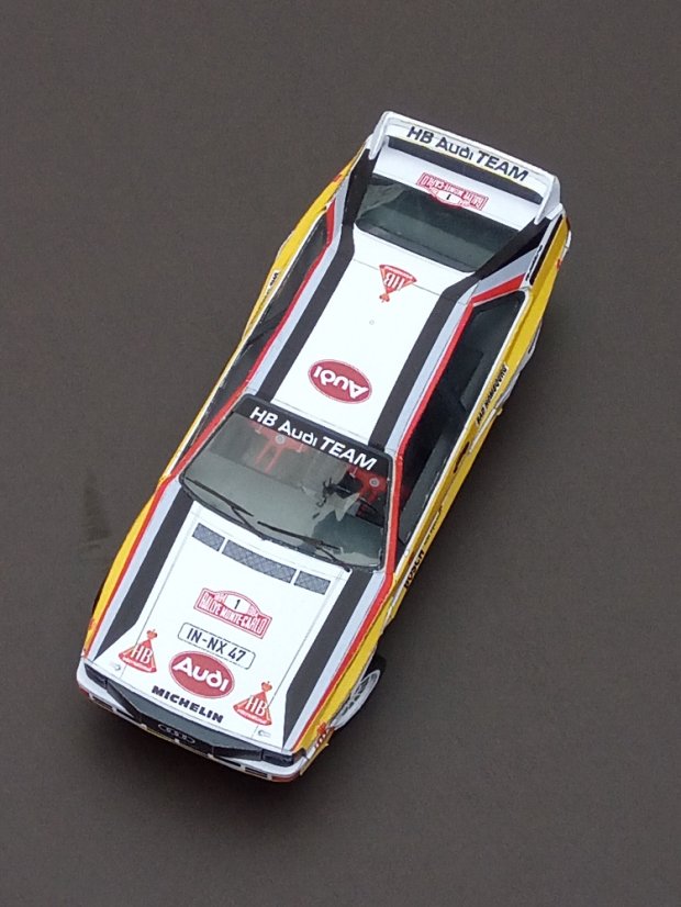 Audi Quattro A2 - HB Audi team- Rallye Monte Carlo 1984 - 1:18