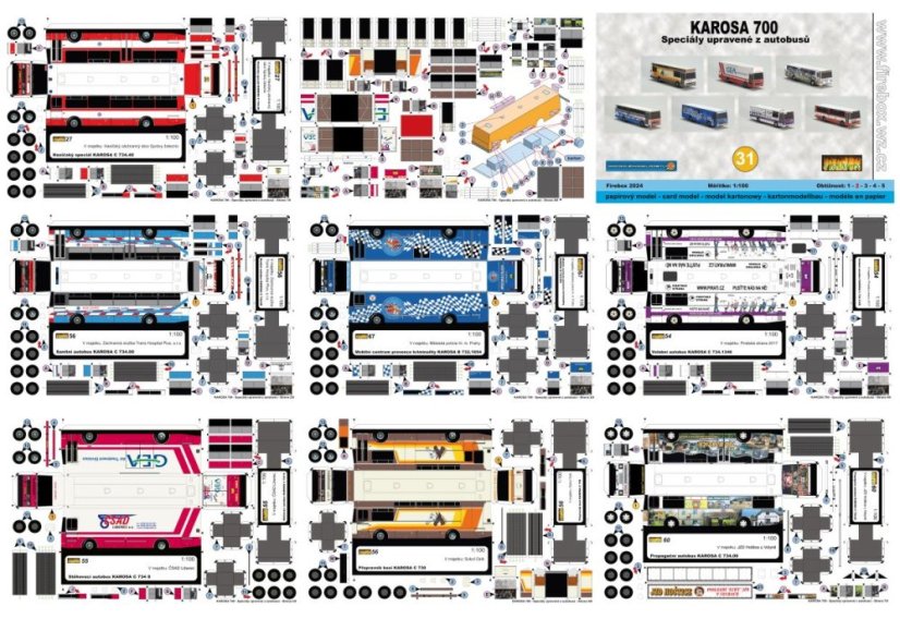 Karosa 700 - speciály