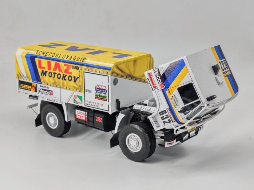 LIAZ 100.55 D č. 631 + 632 - Dakar 1986 - 1:25