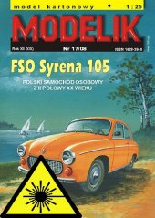 Osobni automobil FSO Syrena 105 L - Laserové doplňky - kostra, díly kol, dezény