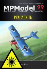 Pfalz D.IIIa - plastová kola