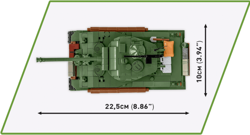 Sherman M4A2E8(76)W - Plastová stavebnice COBI