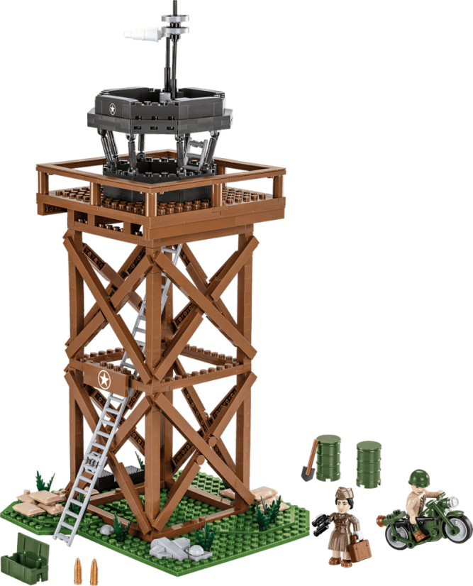 Americká letecká dohľadová veža - Plastová stavebnica COBI