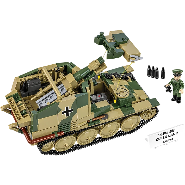 Sd.Kfz. 138/1 Grille Ausf.M WWI - Plastová stavebnica COBI