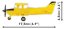 Cessna 172 Skyhawk - žlutá - Plastová stavebnice COBI