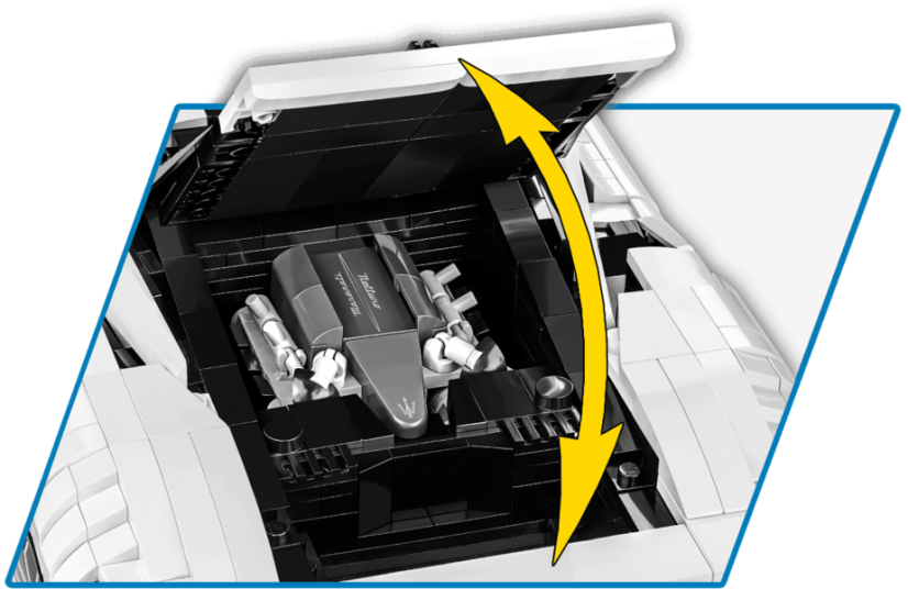 Maserati MC20, 1:12 -Plastová stavebnice COBI
