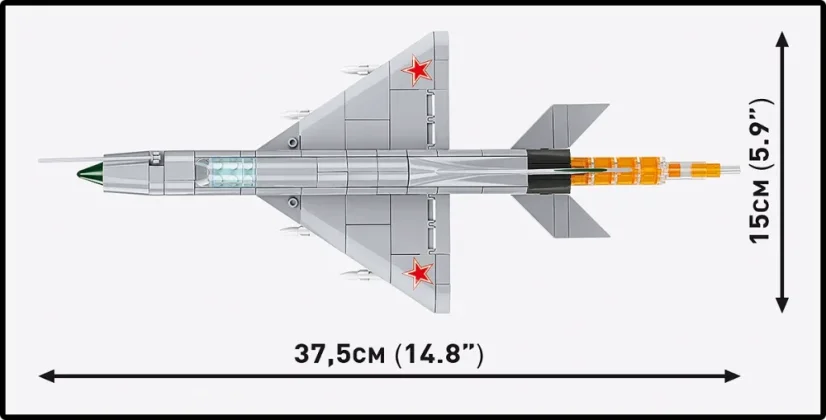 MIG-21 (Poľsko/ZSSR) – Plastová stavebnica COBI
