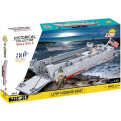 Americký vyloďovací člun LCVP-HIGGINS BOAT - Plastová stavebnice COBI
