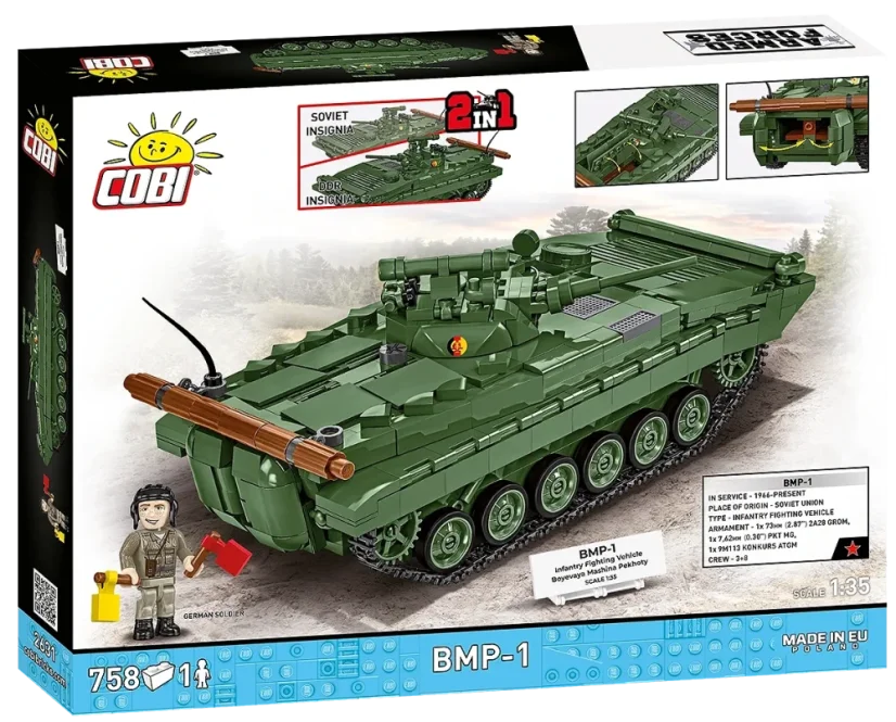 BVP-1 (SSSR/ DDR) - Plastová stavebnice COBI