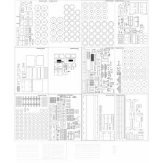 Jelcz C882.62 & ST775-20W - Laserové doplnky - kostra, detaily, dezény, diely kolies