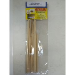 HMS Leopard - dřevěné stěžně