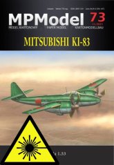 Mitsubishi Ki-83 - Laserové doplňky - kostra, detaily