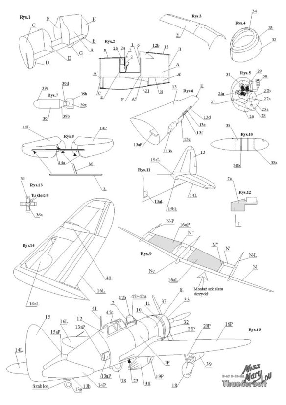 F4U-5NL Corsair & P-47 D Thunderbolt