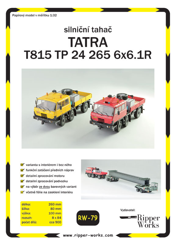Tahač Tatra 815 TP 24 -265 6x6.1R