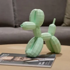 Balónový pes - rúžový