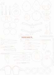 PZL P.11g Kobuz - Laserové doplňky - kostra