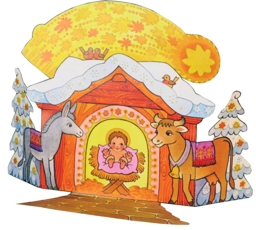Vánoční papírový BETLÉM
