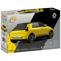 Renault 5 e-tech - žltá - Plastová stavebnica COBI