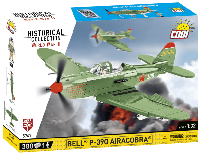 Bell P-39Q Airacobra WWII - Plastová stavebnice COBI