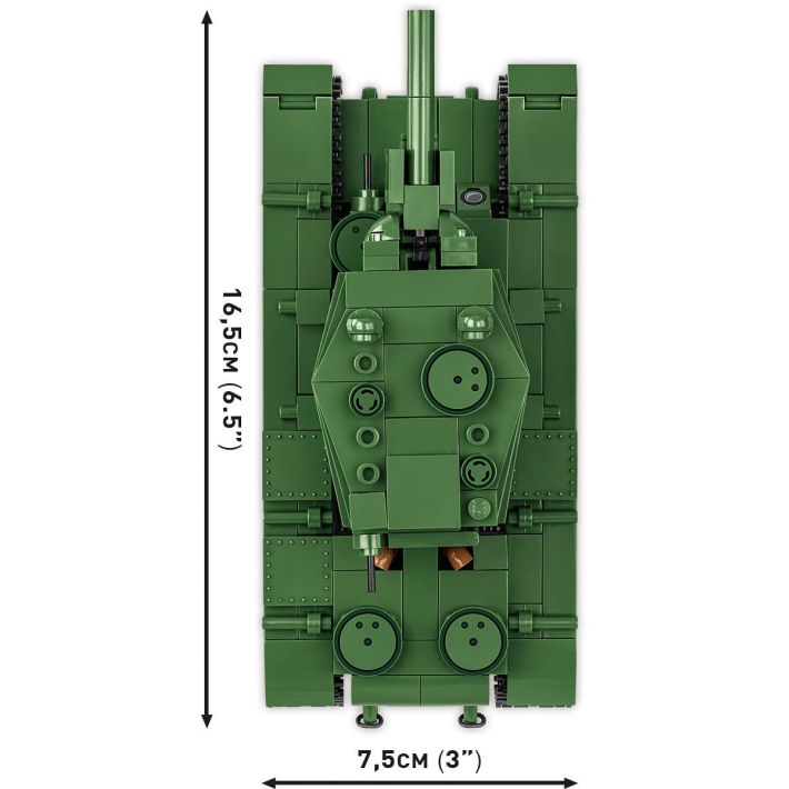 Tank KV-2 WWII - Plastová stavebnica COBI