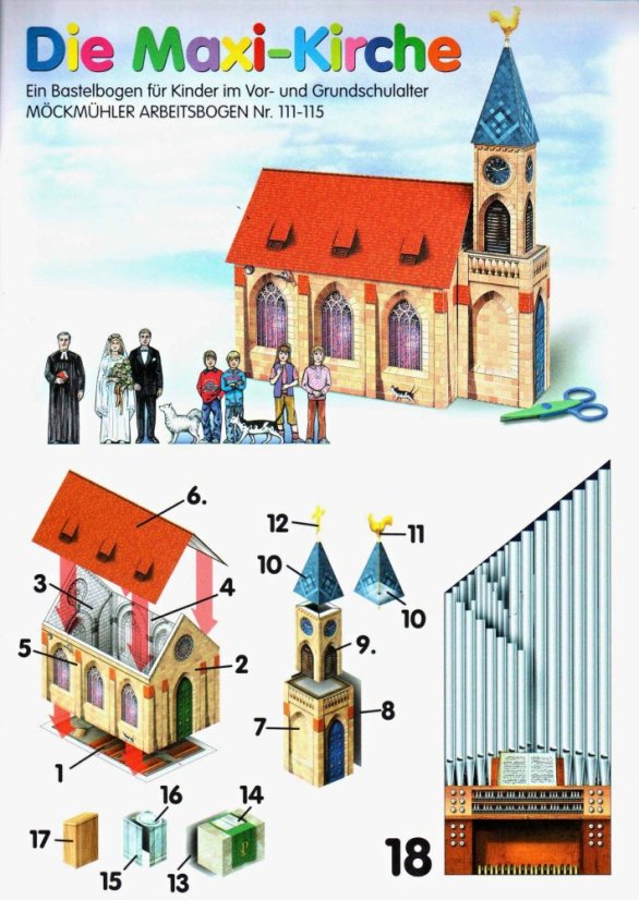 Maxi Kirche - Jednoduchý kostel s interiérem