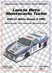 Závodní vůz Lancia Beta Montecarlo Turbo