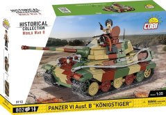 Nemecký tank Panzer VI Ausf. B Konigstiger - Plastová stavebnica COBI