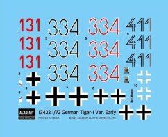 German Tiger I Ver. Early 1/72