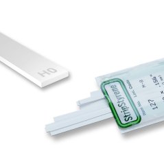 Plastic profile square rod, 2,5x2,5mm, length 350mm