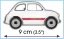 Fiat 500 Abarth 595 – Plastová stavebnica COBI