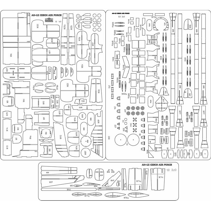 AH-1Z Viper Czech Air Force - Laser accessories - skeleton