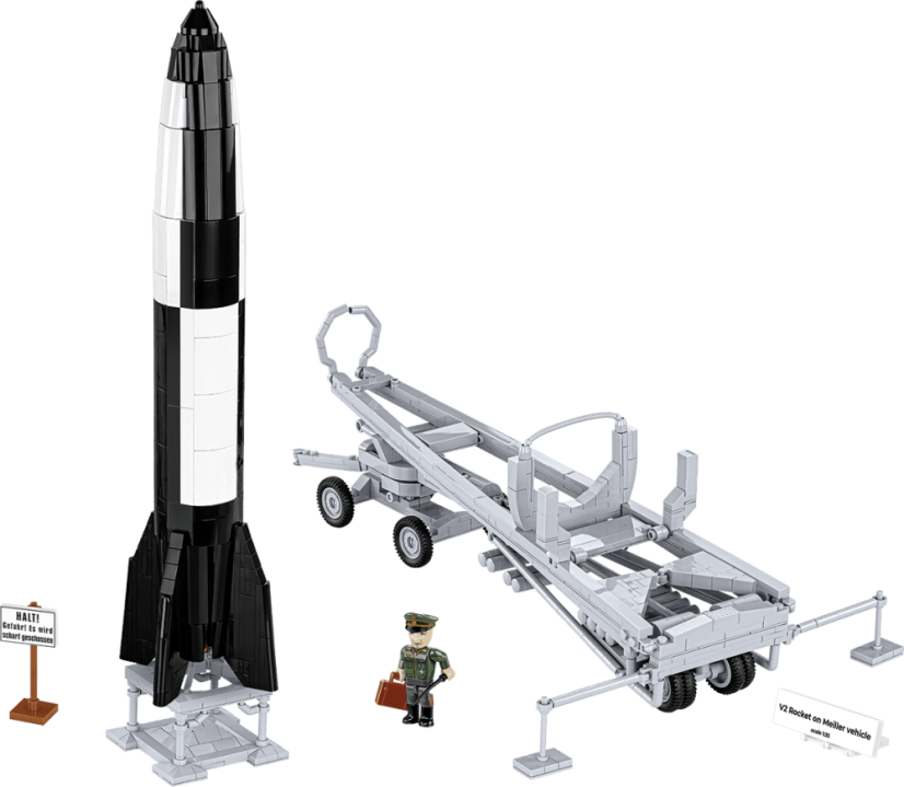 Raketa V2 na podvozku Meiller EXECUTIVE EDITION - Plastová stavebnica COBI