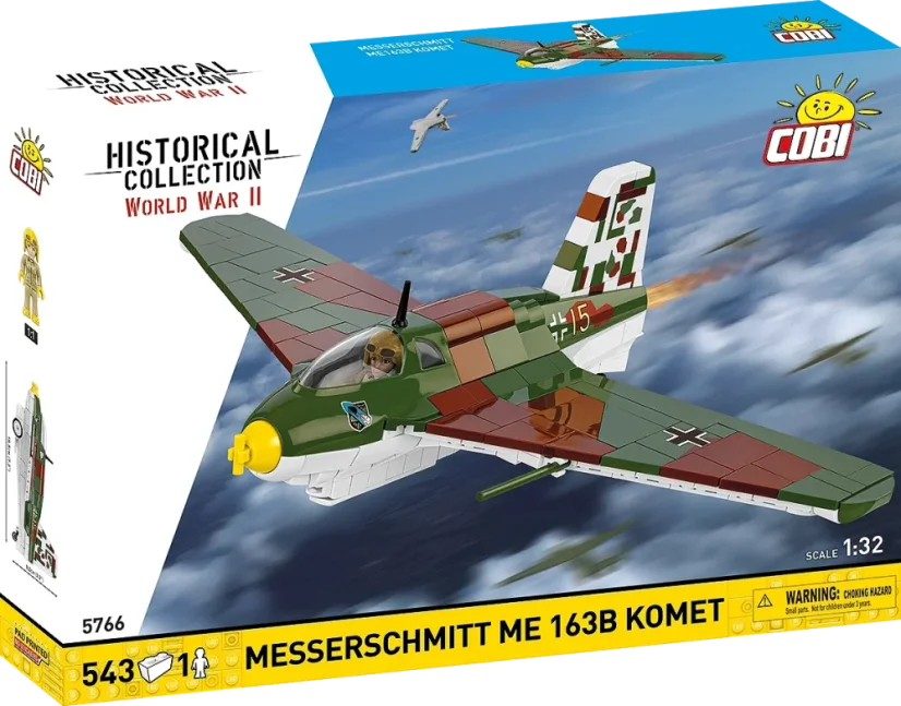 Messerschmitt Me 163B Komet WWII - Plastová stavebnice COBI