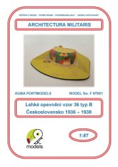Československé lehké opevnění vzor 36 typ B - 1:87