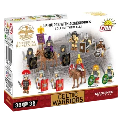 3 figúrky: Keltskí bojovníci - Plastová stavebnica COBI