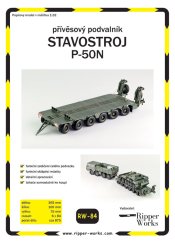 Přívěsový podvalník Stavostroj P - 50N
