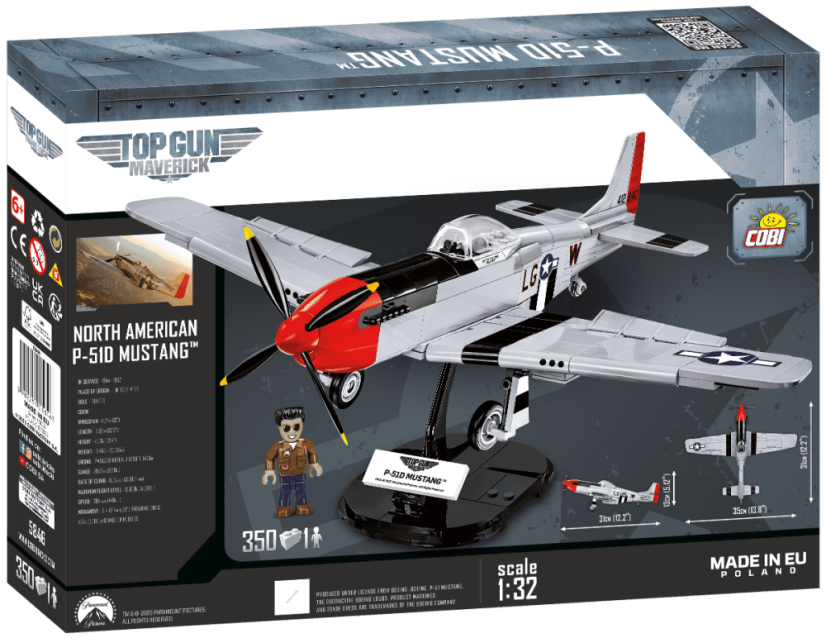 Top GUN P-51D Mustang - COBI Plastic Kit
