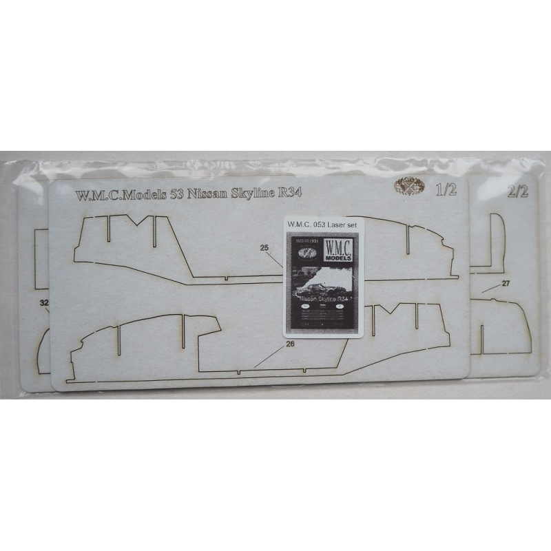 Nissan Skyline R34 - Laserové doplňky - kostra