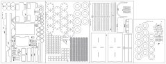 Jelcz 442.32 BARTEK - Laser accessories - skeleton, wheel parts, details, patterns