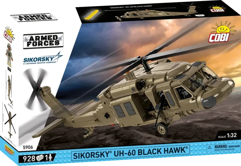Sikorsky UH-60 Black Hawk - Plastová stavebnica COBI