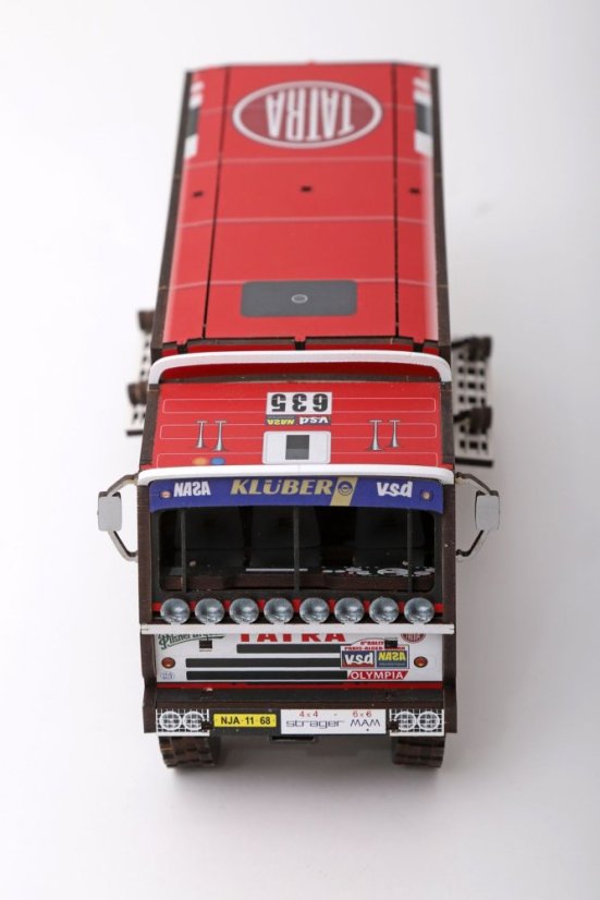 Tatra 815 6x6 Dakar 1986 - č.635 - Kahánek, Gumulec, Kalina - dřevěná stavebnice