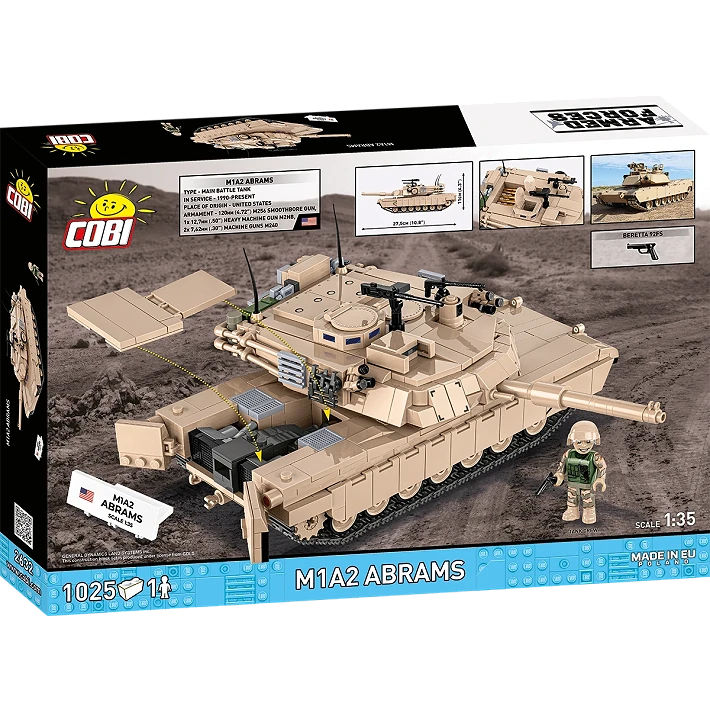 M1A2 Abrams - Plastová stavebnica COBI