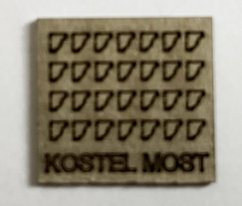 Kostel Nanebevzetí Panny Marie v Mostě - Laserové doplňky
