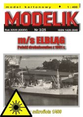 Nákladní loď m/s ELBLAG - Laserové doplňky - detaily