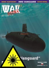 Ponorka HMS Vanguard (S28) - Laserové doplňky - kostra