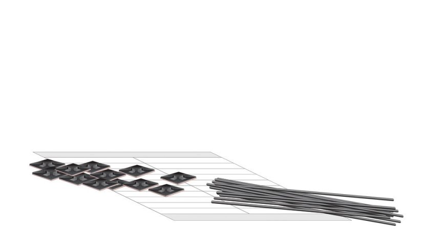 Sada na značení a uklizení kabelů