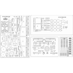 AT-6A Texan - Laser accessories - skeleton