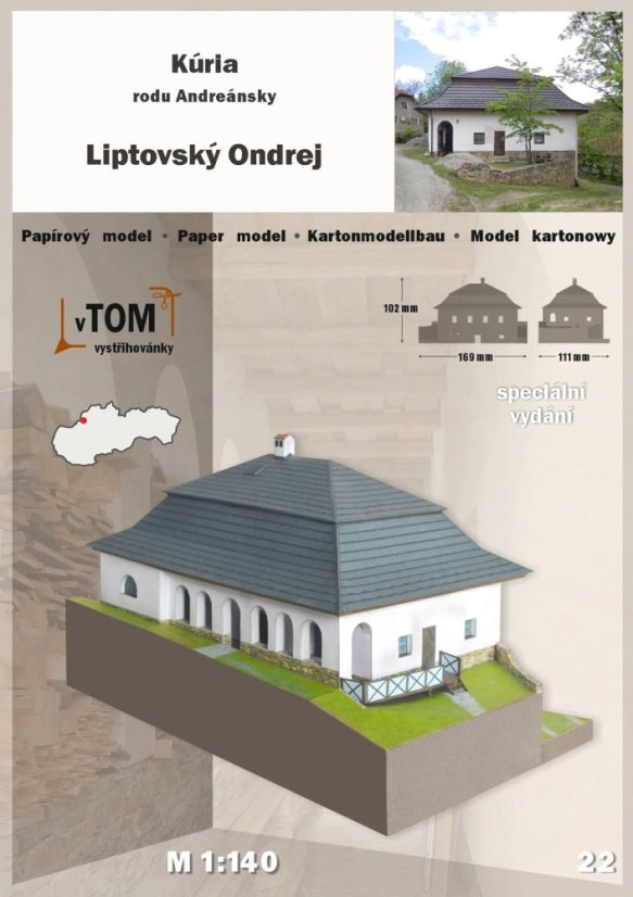 Kúria rodu Andreásky - Liptovský Ondrej - dotisk