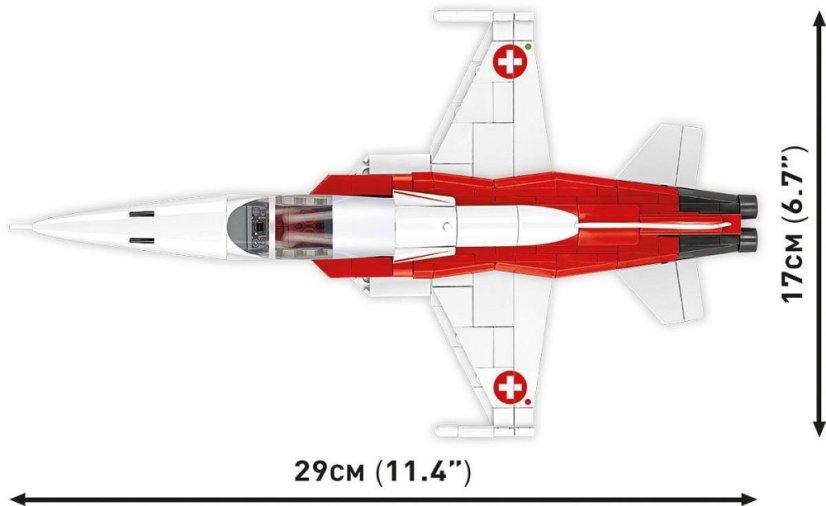 Northrop F-5E Tiger II - Plastová stavebnice COBI