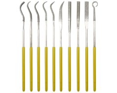 Set of special diamond needle files 10pcs